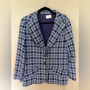 Vintage plaid blazer